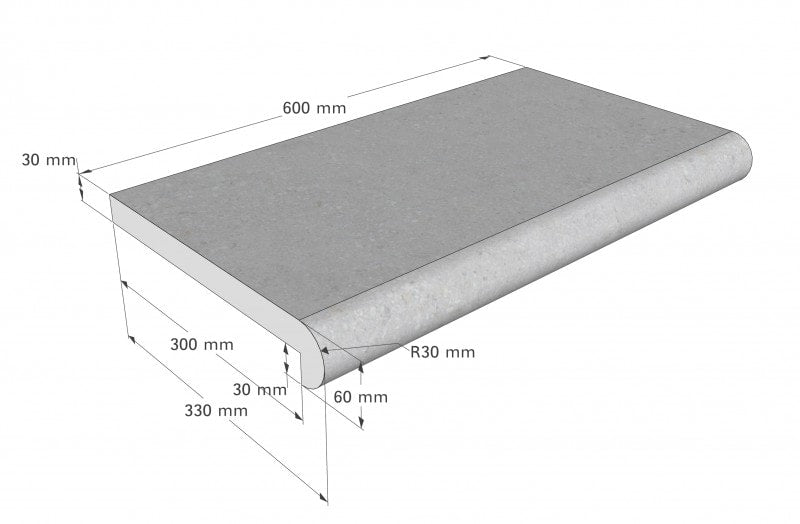 Trottoarkantpaket 4×8 Natura NAPOLI package