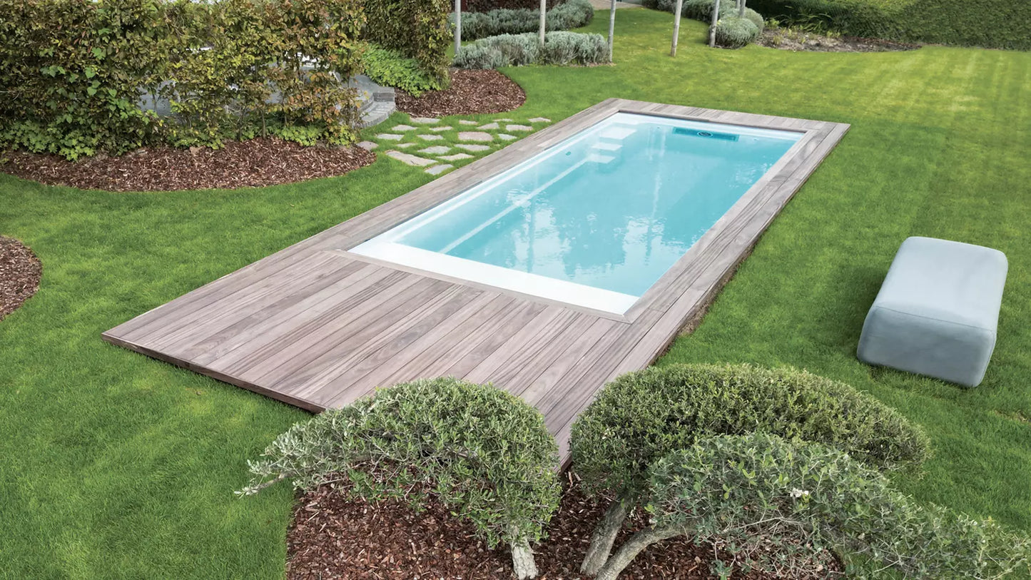 Leisurepools Encore High Waterline 3×5-7m, 1.45m deep