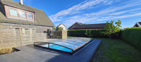 Pool Roof Sydney 3×5 (Single Rail, Anthracite)
