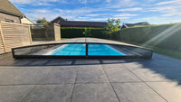 Pool Roof Sydney 4×8 (Single Rail, Anthracite)