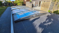 Pool Roof Sydney 3×5 (Single Rail, Anthracite)