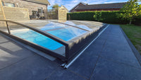 Pool Roof Sydney 3×5 (Single Rail, Anthracite)