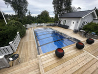 Pool Roof Sydney 3.5×4.2 (Single Rail, Anthracite)