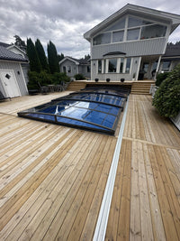 Pool Roof Sydney 3.5×4.2 (Single Rail, Anthracite)