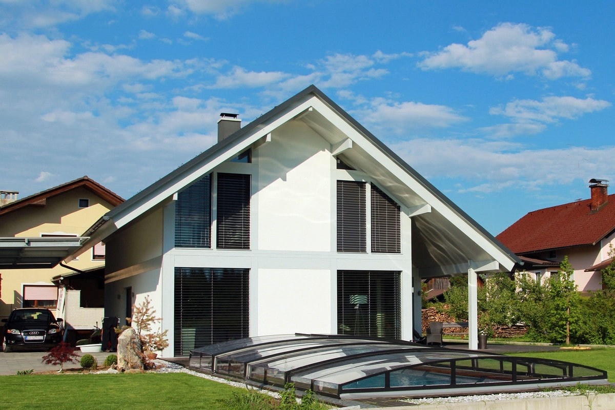 Pool Roof Infinity 3×6 Clear Glass