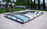 Pool Roof Infinity 3×6 Clear Glass