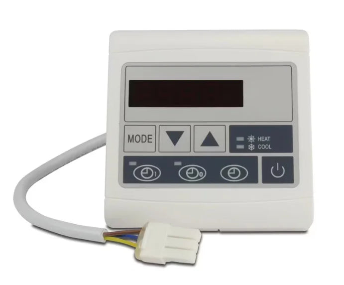 Display for ON/OFF pool heat pump