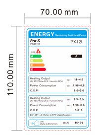 Pool heat pump PRO-X INVERTER 12kW WIFI R32
