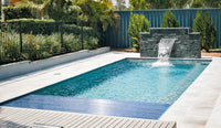 Leisurepools Reflection with slatted cover box 3.8×7.92-9.92m, 1.28-1.78m deep
