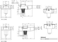 Pahlen Overflow Classic Wide 385 for liner pool