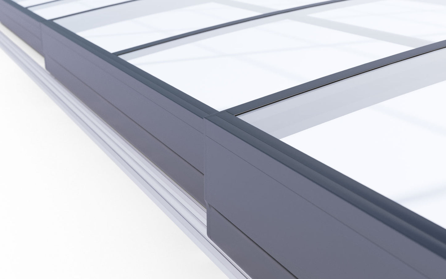 Pool Roof Sydney 3.5×4.2 (Single Rail, Anthracite)