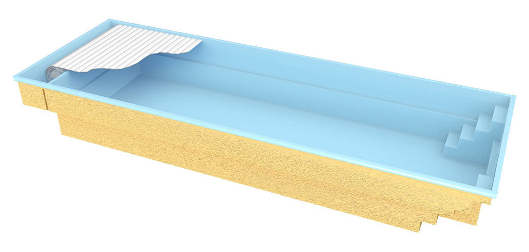 Glasfiberpool Bahama 11 11.10m x 3.75m x 1.50m