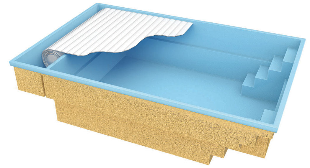 Glasfiberpool Bahama 600 6.10m x 3.75m x 1.50m