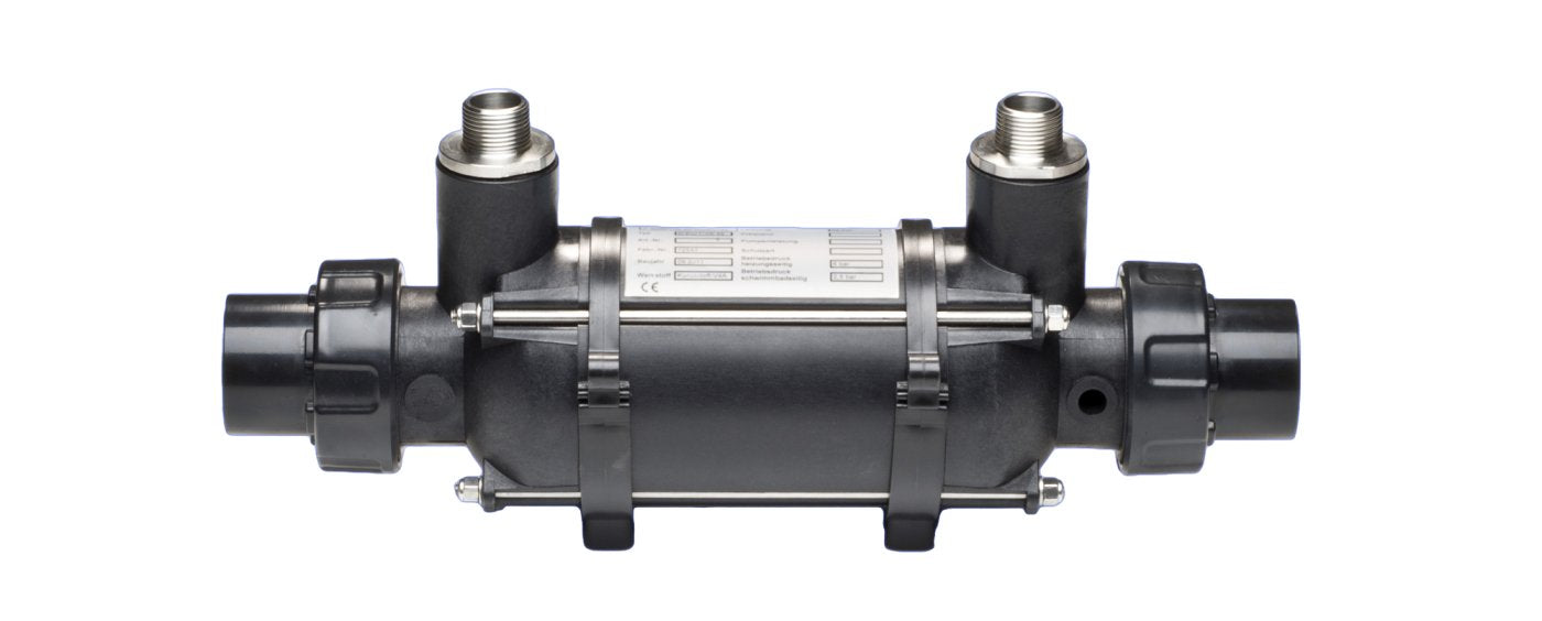 Plastics heat exchanger District heating 25 – 126 kW