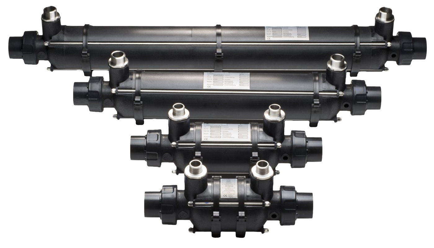 Plastics heat exchanger District heating 25 – 126 kW