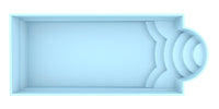 Glasfiberpool Haiti 8.00m x 3.20m x 1.52m