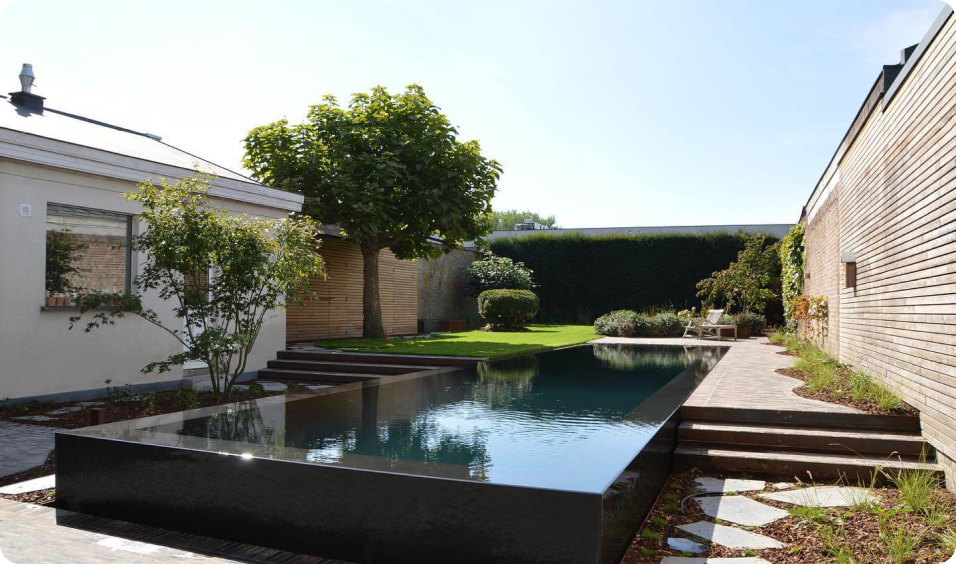 Pooltime Exclusive Infinity 10/20mm PP pool 4 x 8 x 1.5 m