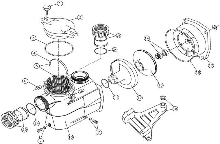 KRIPSOL KSE100 (1-phase) 1.00 hp 15.4 m3 per hour