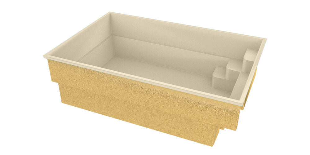 Glasfiberpool Mini Victoria 4.20m x 2.70m x 1.30m