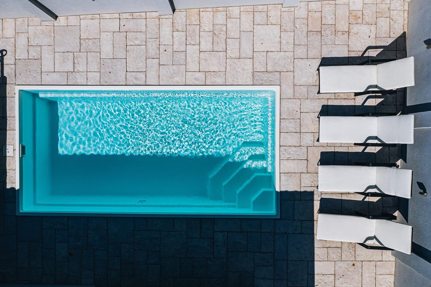 Glasfiberpool Saba 600 6.00m x 3.00m x 1.45m