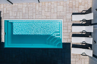 Glasfiberpool Saba 600 6.00m x 3.00m x 1.45m