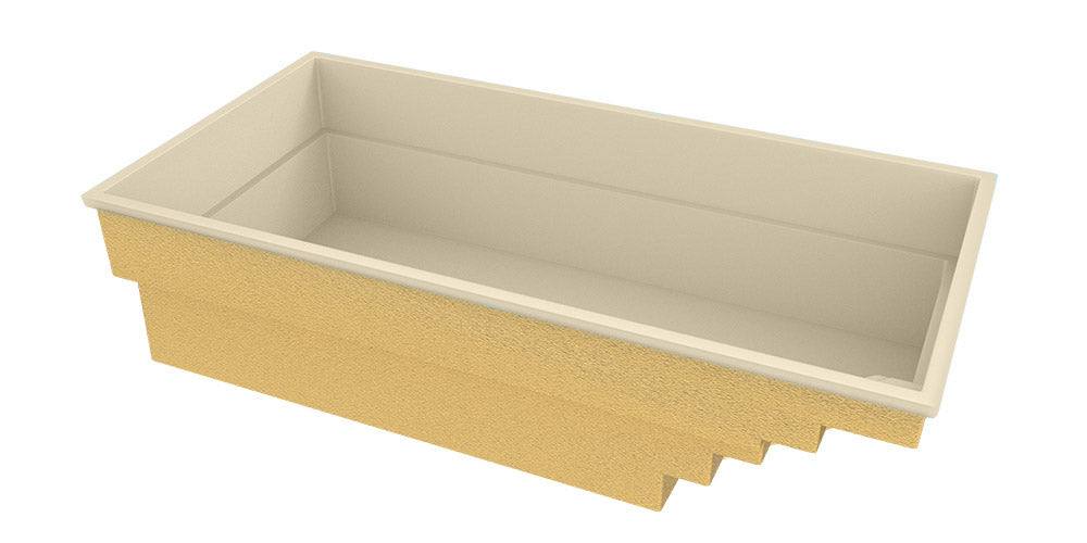 Glasfiberpool Saba 600 6.00m x 3.00m x 1.45m